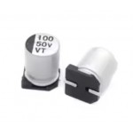 100uf 50 VOLT SMD ELECTROLYTIC CAPACITOR(MAKE:HYNCDZ)